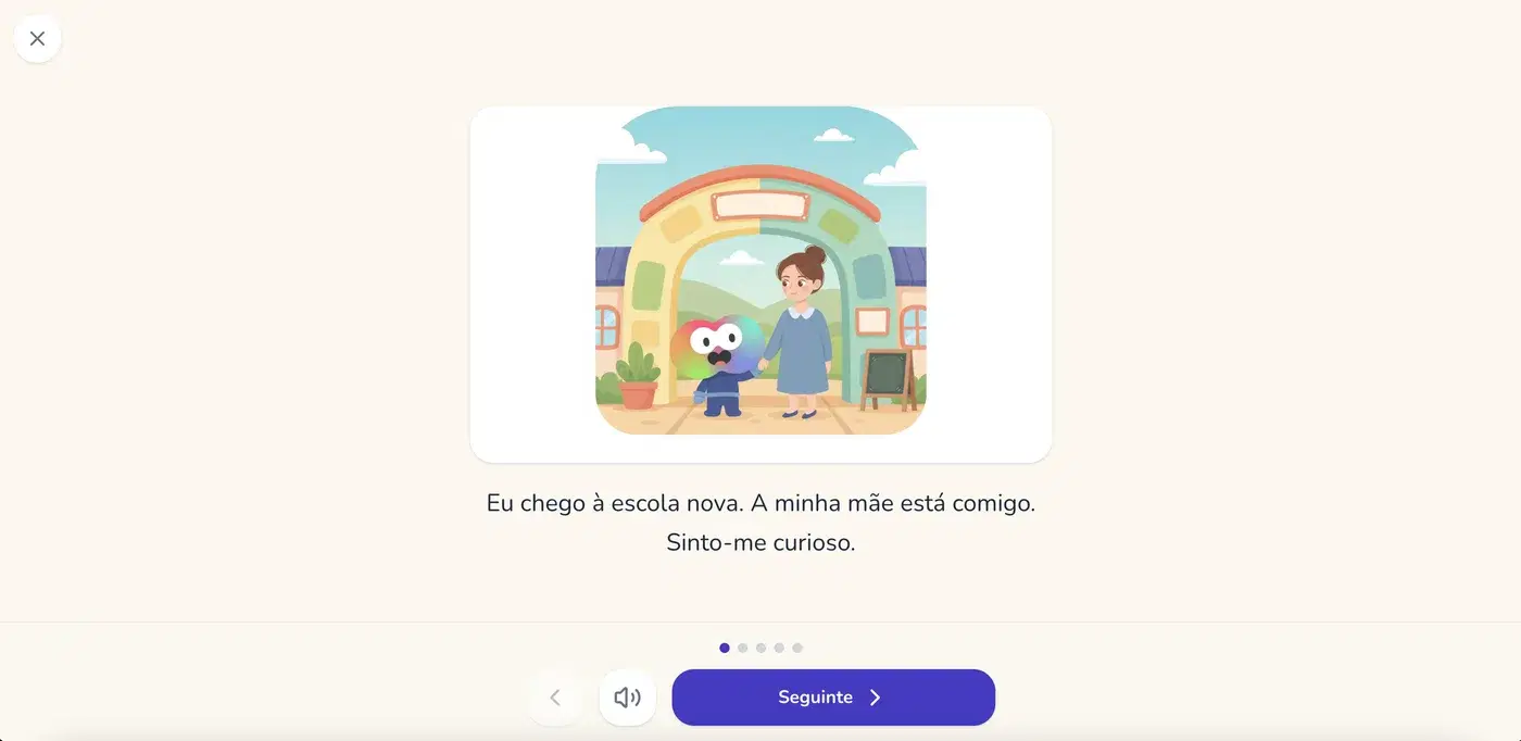 Calm picture stories for everyday moments.